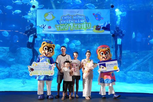 누적 관람객 100만명을 달성한 롯데월드 아쿠아리움 하노이 / 사진=롯데월드