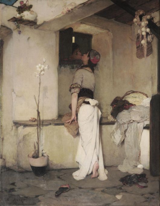 Lytras Nikephoros [Kiss], 1878 이전 ©National Gallery-Alexandros Soutsos Museum