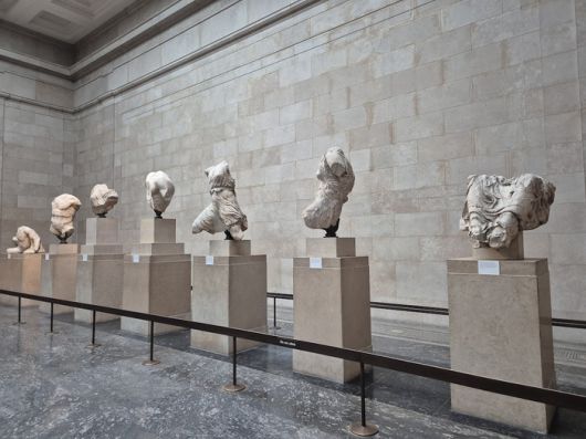 진품 엘긴 마블스는 영국 대영박물관이 가지고 있다. ©김슬기