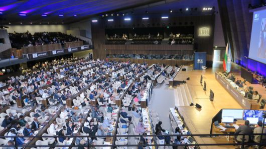 이달 프랑스 파리 유네스코 본부에서 열린 제47차 세계유산위원회 현장. <국가유산청 제공>