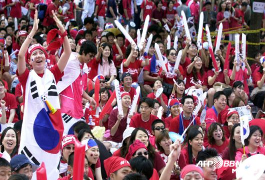 2002 한-일 월드컵에서 한국은 하나였다. 사진=AFPBBNews=News1