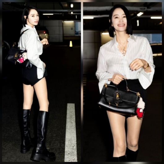배우 김혜수가 26일 SNS를 통해 공개한 사진 속에는 영화 좀비딸 VIP 시사회 당시의 모습이 담겼다.사진=김혜수 SNS