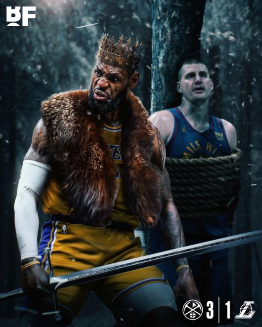 중요한 건 제임스가 무엇을 원하는지다. 그는 20년 넘게 NBA에서 활약하며 엄청난 부를 쌓았다. 프로 선수에게 있어 연봉만큼 높은 가치는 없다고 하지만 요키치와 함께 커리어 마지막 우승을 바란다면 페이컷도 가능한 사람이 바로 제임스다. 사진=바스켓볼 포에버 SNS