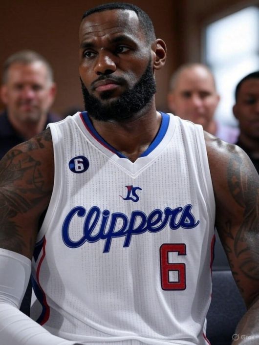 제임스는 레이커스를 떠나 클리퍼스로 향하게 될까. 사진=X