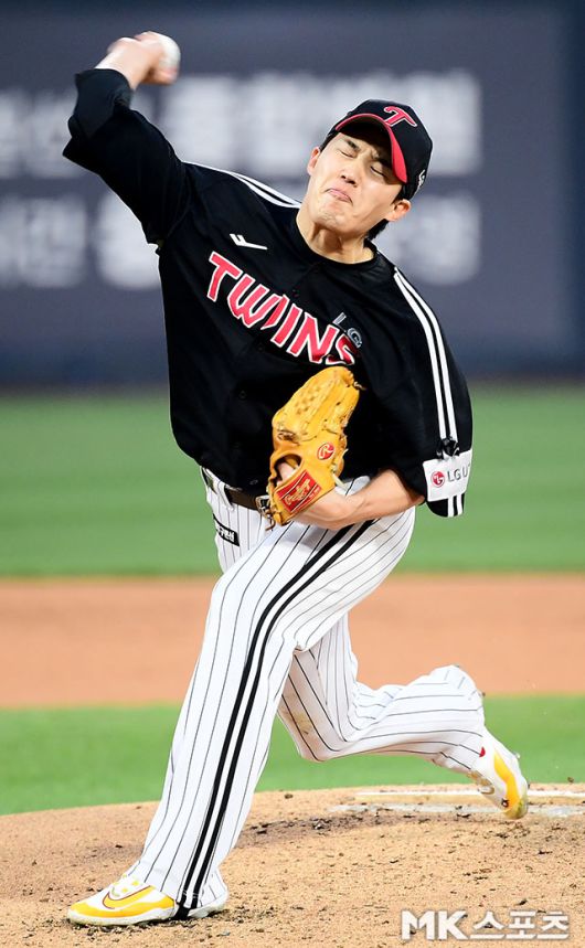 임찬규는 1일 대구 삼성전에서 쾌투했다. 사진=김영구 기자