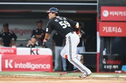 천성호는 1일 대구 삼성전에서 홈런포를 가동했다. 사진=LG 제공