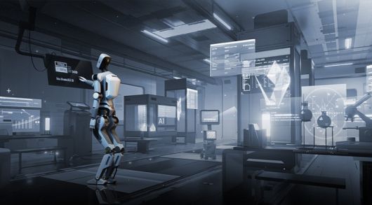 애지봇의 휴머노이드 로봇. 애지봇