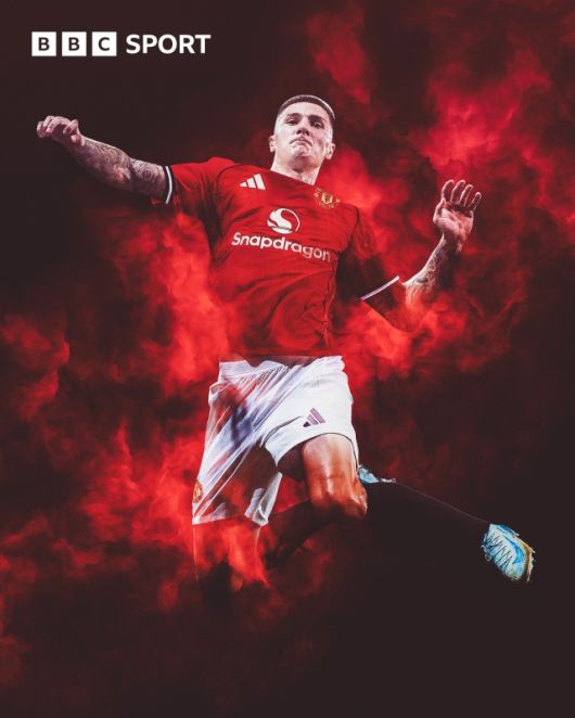 영국 매체 ‘BBC’는 최근 “맨체스터 유나이티드는 라이프치히 소속의 세슈코를 영입하기 위해 7370만 파운드(한화 약 1372억원) 규모의 이적 계약에 합의했다”고 보도했다. 사진=BBC 스포츠 SNS