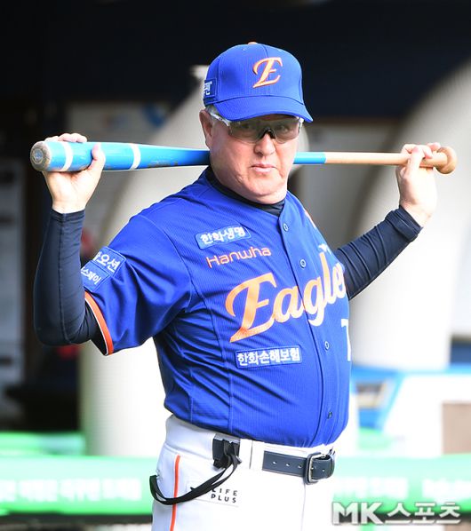 한화를 이끄는 김경문 감독. 사진(잠실 서울)=천정환 기자