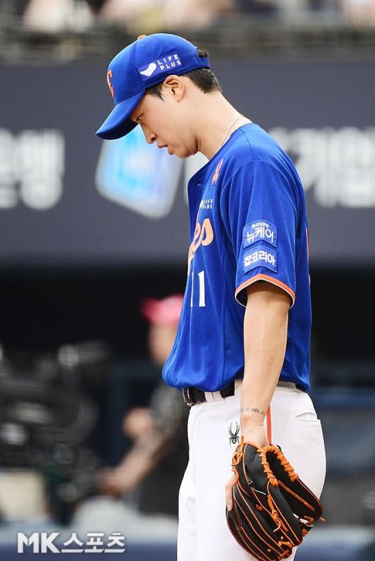 엄상백은 빠르게 부진을 털어낼 수 있을까. 사진(잠실 서울)=김영구 기자