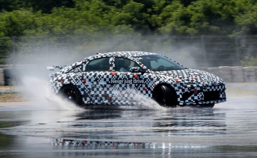 아이오닉6 N  젖은 노면 테스트 장면 [사진출처=현대차]