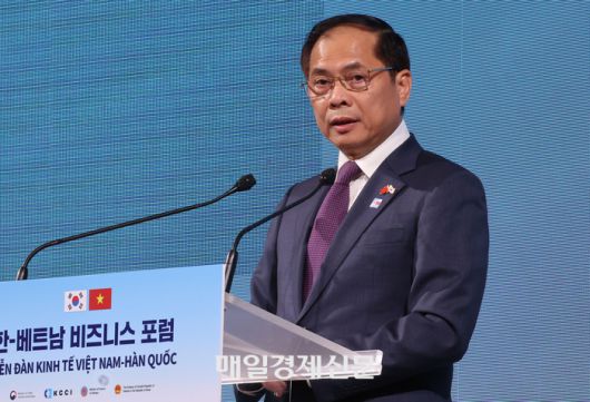 부이 타잉 썬 베트남 외교장관. 2025.8.12 [이승환기자]