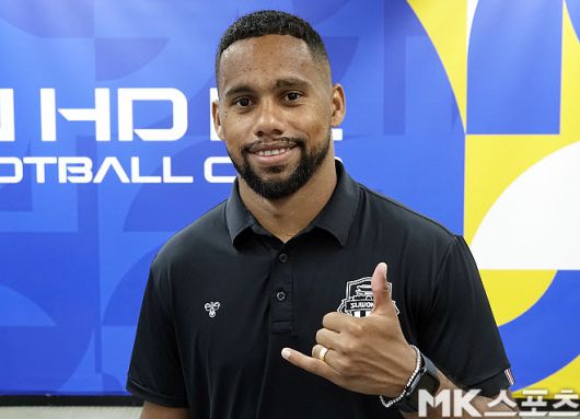 안데르손의 수원 FC 시절. 사진=이근승 기자