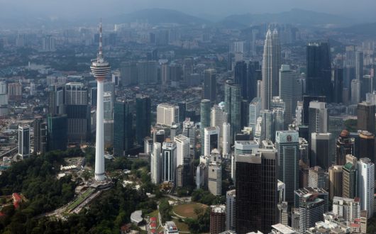 메르데카118 빌딩 118층에서 바라본 쿠알라룸푸르 전경. 이승환 기자
