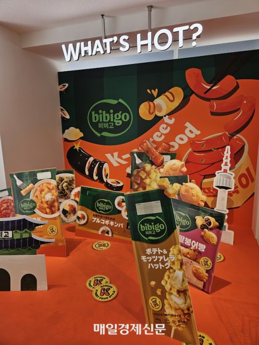 일본서 판매 중인 다양한 CJ제일제당 식품들. [도쿄 이승훈 특파원]