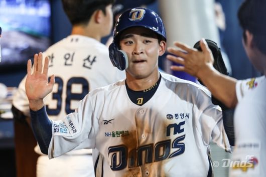 홍종표는 3일 대전 한화전에서 뼈아픈 도루 실패를 기록했다. 사진=NC 제공