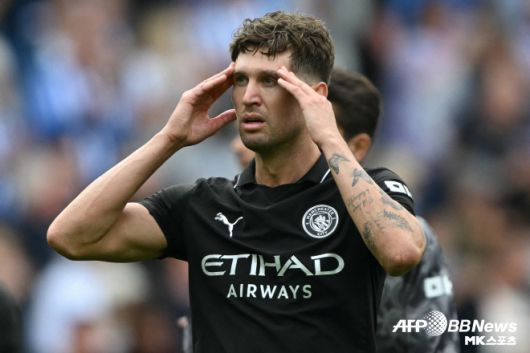 부상으로 잉글랜드 대표팀에서 낙마한 존 스톤스. 사진=AFPBBNews=News1