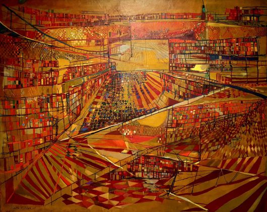 페기 구겐하임 미술관
비에이라 다 실바 'The Library'(1949).