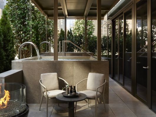 아만 뉴욕 스파하우스 테라스 전경 / 사진=아만