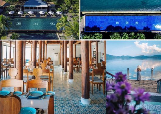 야외 수영장과 레스토랑  / 사진=베다나 라군 리조트