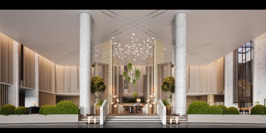 호텔 로비에 자리한 라운지&바 ‘더 로그’ / 이미지=파르나스호텔