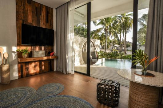 팡라오 섬에 자리한 엠갤러리 사우스팜 객실 전경 / 사진=엠갤러리 사우스팜