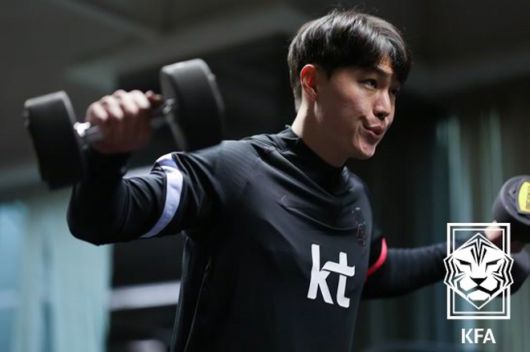 김건희는 파울루 벤투 감독 시절 국가대표팀의 부름을 받은 바 있다. 사진=대한축구협회