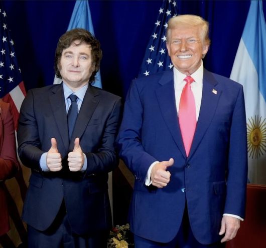 하비에르 밀레이 아르헨티나 대통령과 도널드 트럼프 미국 대통령 [사진 = 아르헨티나 대통령실]