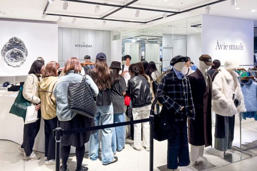 현대백화점이 지난해 11월 일본 도쿄 파르코 시부야점에 열었던 팝업스토어 당시 모습. [사진 = 현대백화점]