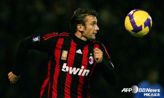 우크라이나 축구 전설 안드리 세브첸코. 사진=AFPBBNews=News1