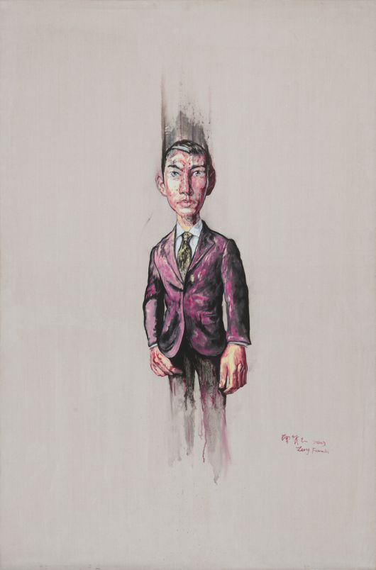 쩡판즈(1964- ), 〈초상〉, 2007, 캔버스에 유화 물감, 219.5×145cm (1)