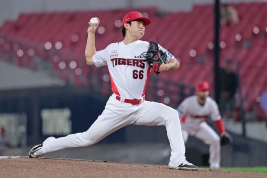 이도현은 2일 광주 SSG전에서 데뷔 첫 승과 마주했다. 사진=KIA 제공