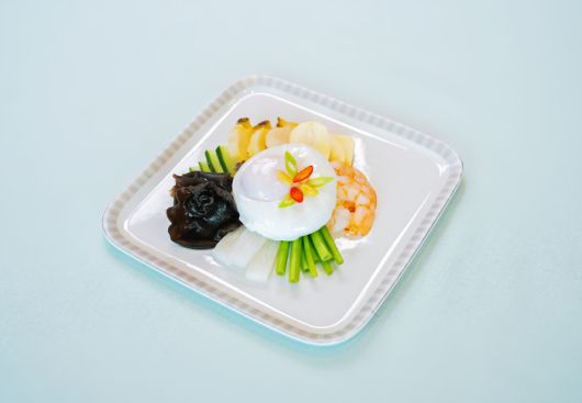 싱가포르항공 비즈니스클래스 기내식 수란채.  /사진= 싱가포르항공