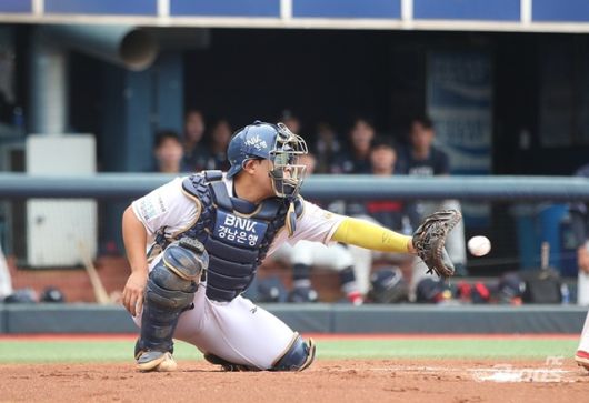 NC의 안방을 지켜줘야 할 김정호. 사진=NC 제공