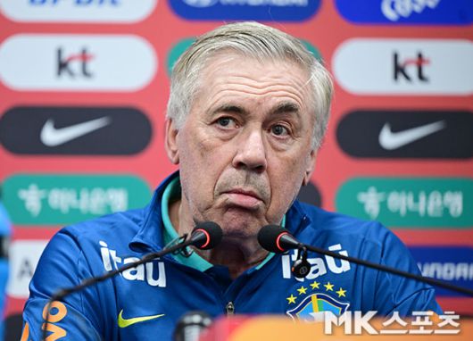브라질 축구 대표팀 카를로 안첼로티 감독. 사진=김영구 기자