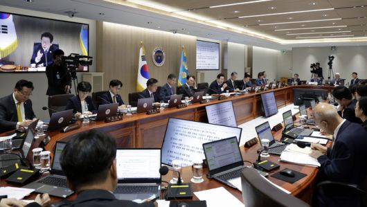 21일 용산 대통령실에서 이재명 대통령 주재로 국무회의가 열리고 있다. [대통령실통신사진기자단]