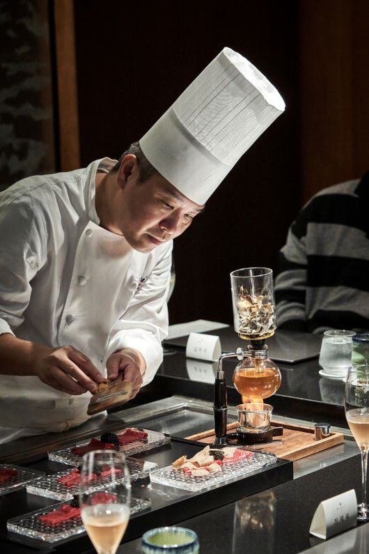 타마유라, 일본 외식 최대 기업 우카이와 오감을 채우는 체험형 미식 코스 선봬 / 사진=JW 메리어트 호텔 서울의 일식 레스토랑 ‘타마유라’