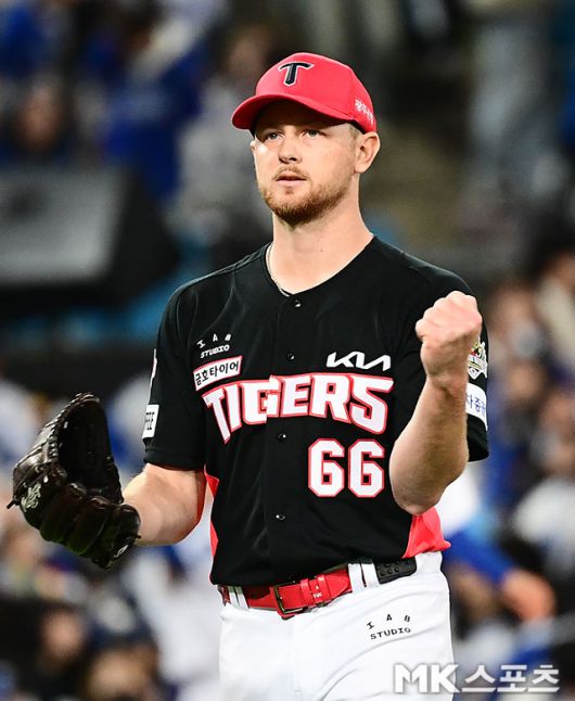 라우어는 지난해 한국시리즈에서 뛰었다. 사진= MK스포츠 DB