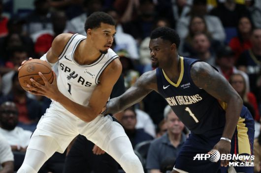 빅터 웸반야마(사진 왼쪽). 사진=AFPBBNews=News1