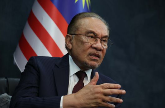 안와르 이브라힘 말레이시아 총리가 매일경제와 인터뷰하고 있다. [경주 = 한주형 기자]