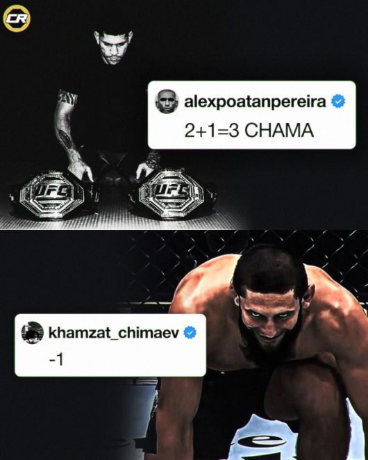 ‘불합리한 남자’ 알렉스 페레이라가 UFC 역사상 첫 트리플 챔피언 도전을 예고했다. 그리고 함자트 치마에프는 그를 원하고 있다. 사진=챔피언십 라운드 SNS