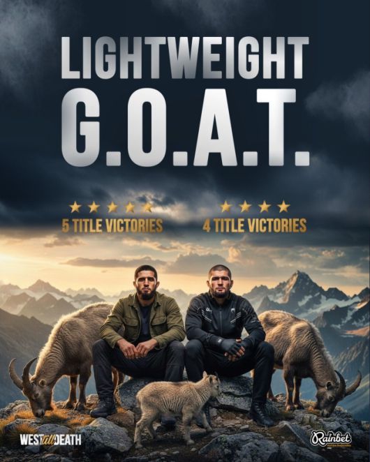 라이트급 최고의 원투 펀치, 마카체프와 하빕이다. 사진=West Till Death SNS