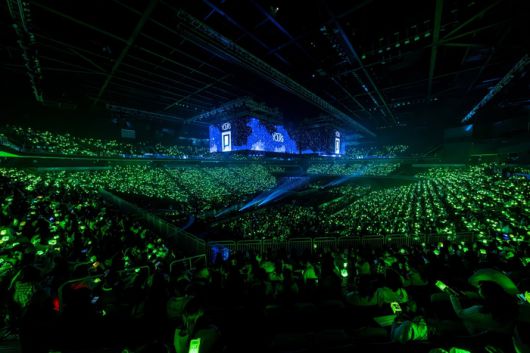 K팝을 비롯해 다양한 음악 공연과 스포츠 행사가 개최되고 있는 국내 최초의 다목적 공연 전문 시설 인스파이어 아레나. <자료 = 인스파이어>