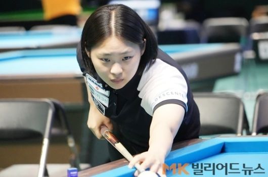 올해 전국당구대회 4관왕 김하은은 대한체육회장배에서 32강에 머물렀지만, 682점으로 랭킹 1위를 질주하고 있다. (사진=MK빌리어드뉴스 DB)