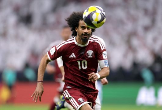 카타르 에이스 아피프, 그러나 아랍컵에선 영웅이 되지 못했다. 사진=REUTERS=연합뉴스