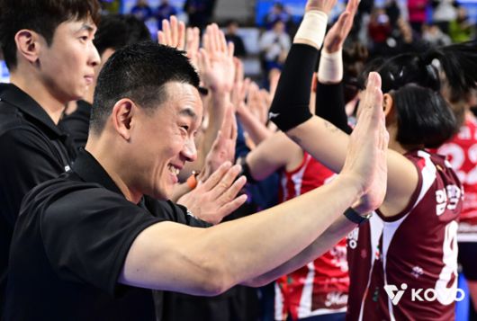 여오현 IBK 대행이 팀 분위기를 전했다. 사진 제공= KOVO