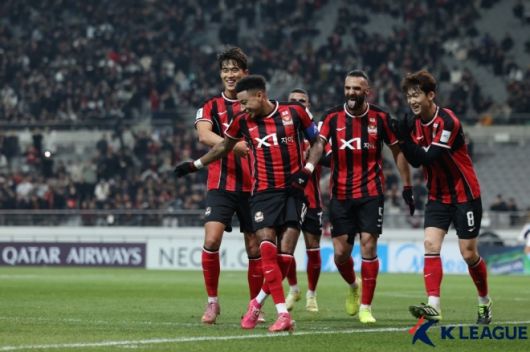 득점 후 기뻐하는 제시 린가드. 사진=한국프로축구연맹