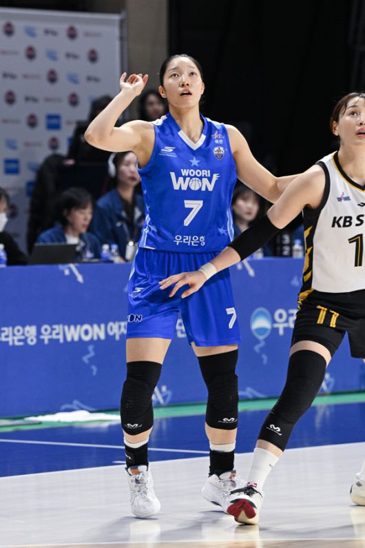이민지는 이날 외곽슛으로 팀을 구했다. 사진 제공= WKBL