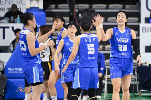 우리은행은 1라운드 부진에서 벗어나고 있다. 사진 제공= WKBL