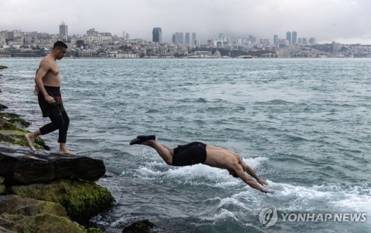 튀르키예 앞 마르마라해. [연합뉴스]